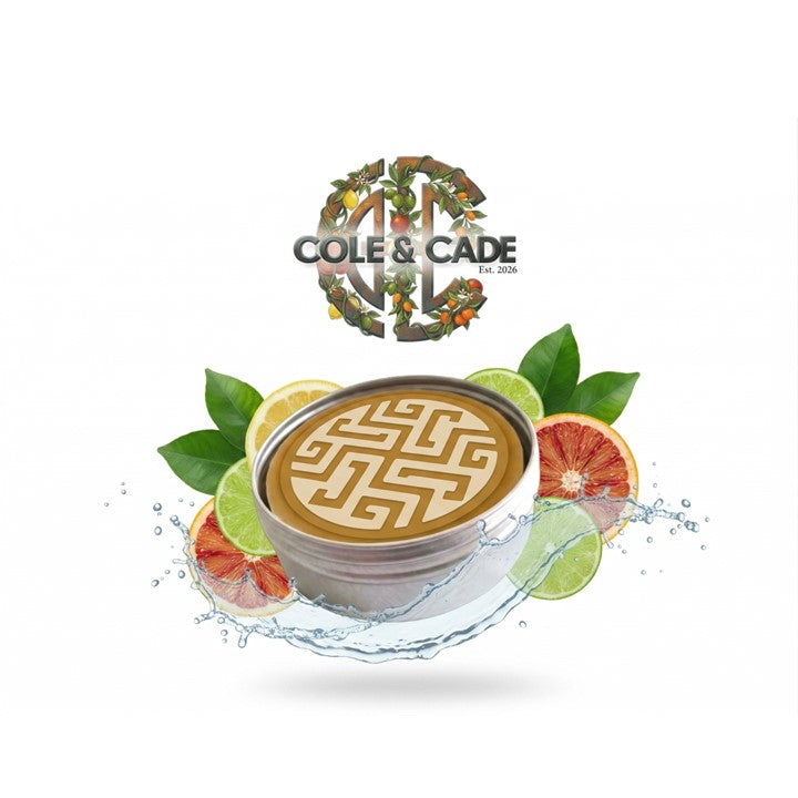 Zesty Citrus - Maze Pattern Shaving Soap - COMING SOON