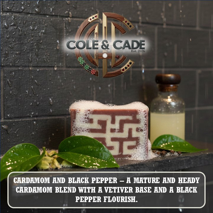 The Croupier - Maze Pattern Cold Process Soap